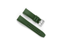 Load image into Gallery viewer, DIY Watch Club FKM Rubber Watch Band - Green