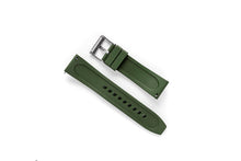 Load image into Gallery viewer, DIY Watch Club FKM Rubber Watch Band - Green watch strap