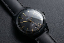 Load image into Gallery viewer, diy watch club - black mosel with gold hands - miyota movement