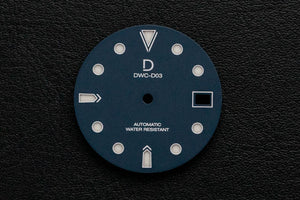 DWC D03 Deep Blue Sandwich Lume Dial for TMI NH35