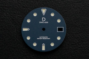 DWC D03 Deep Blue Sandwich Lume Dial for TMI NH35