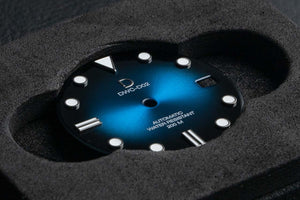 Blue fume dial for seiko mod