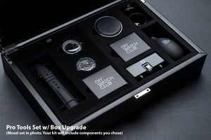 DY WATCH CLUB - Watchmaking tool set (Pro tools box set in wooden box)